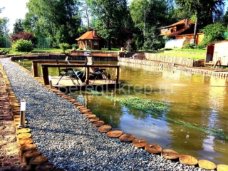 IMG_0476 Укрепление береговой линии бревнами лиственницы